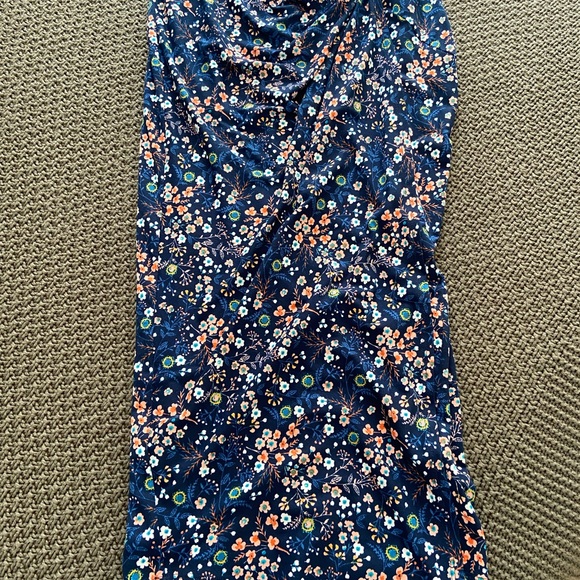 Nine Britton Navy Floral Midi Dress - Picture 6 of 7